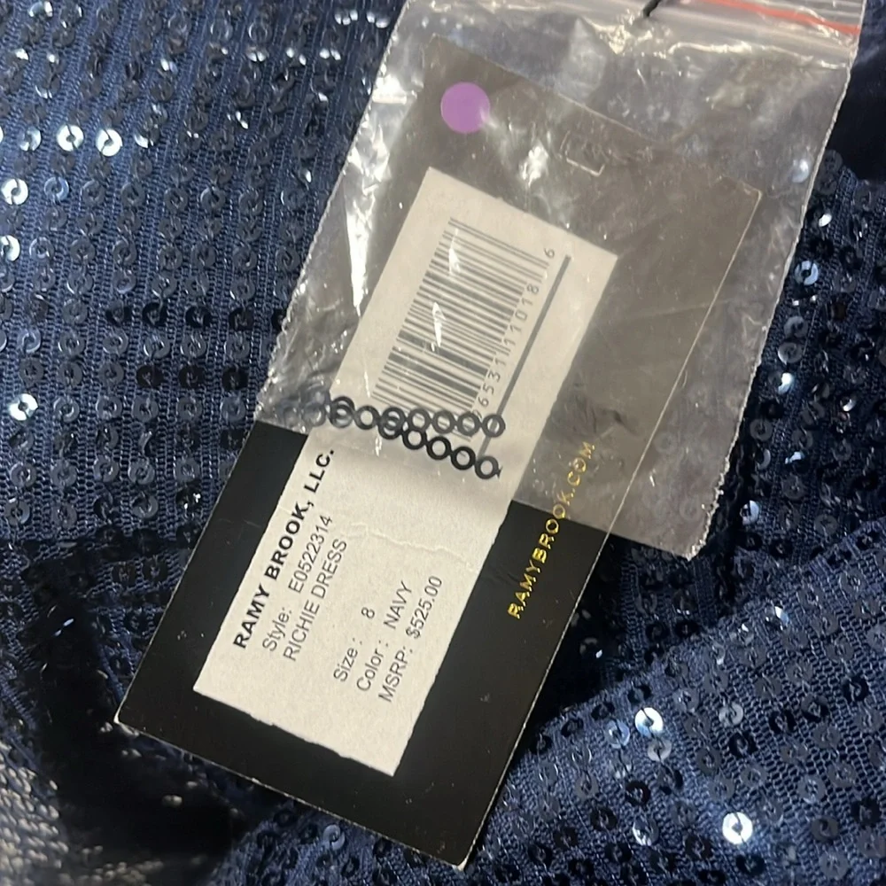 Ramy Brooks Richie Mini Dress in Navy size 8